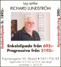 Enkelslipade fr.695:- Progressiva fr. 2195:- Dubbelslipade fr. 1895:- Synunders�kning 200:-