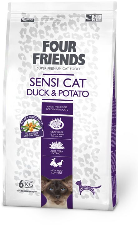 Kattmat four friends sensi cat 6kg