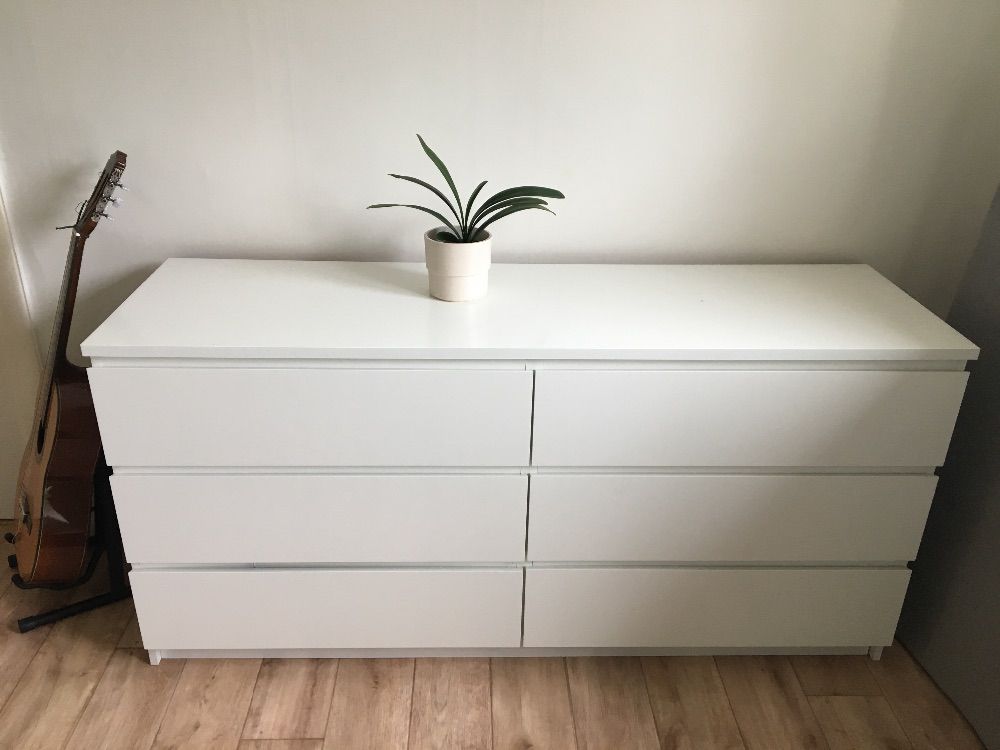 Ikea malm byrå möbler & inredning i vetlanda med stolar, soffa ...