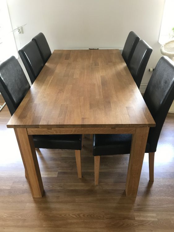 Matgrupp i ek möbler & inredning i västerå med stolar, soffa ...