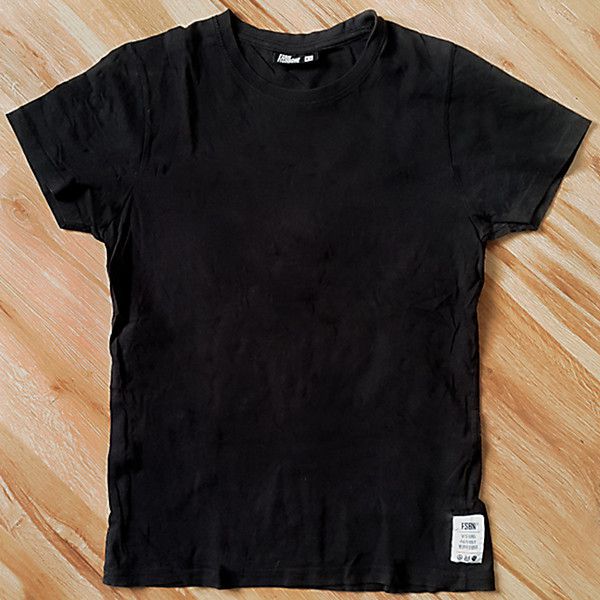 Enfärgad T-shirt stl herr XS