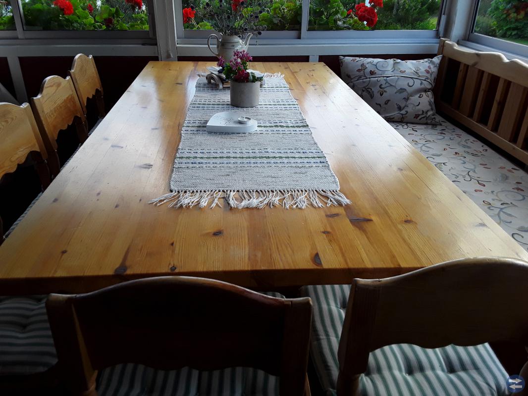 Bord, stolar, soffa