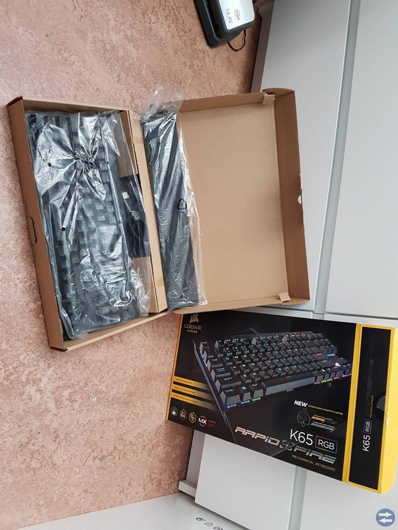 Corsair K65 Rapidfire rgb (mx Speed)