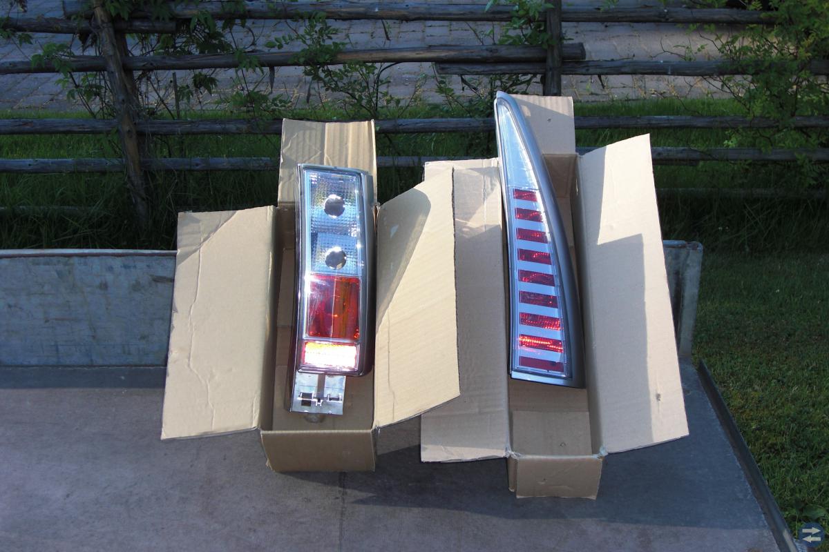 Bakljus till Volvo 855, V70, kromade klarglas