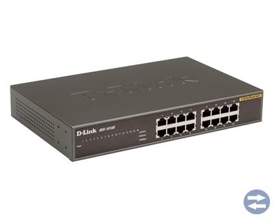 D-LINK Nätverksswitch DGS-1016D