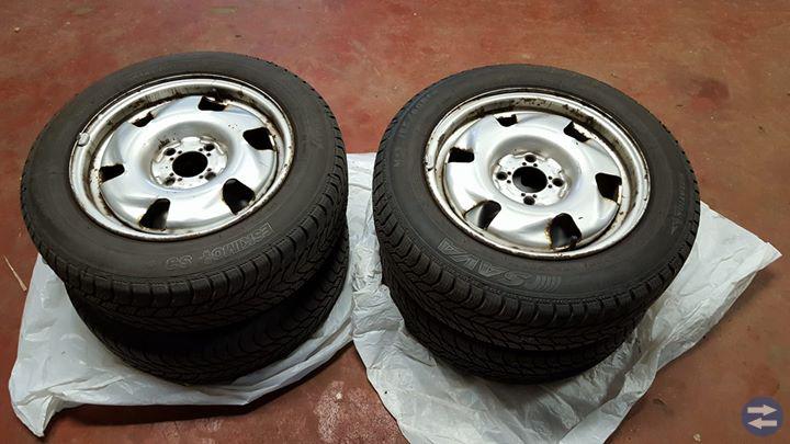 Odubbade vinterdäck (Allround) 4x100 185/60 R14