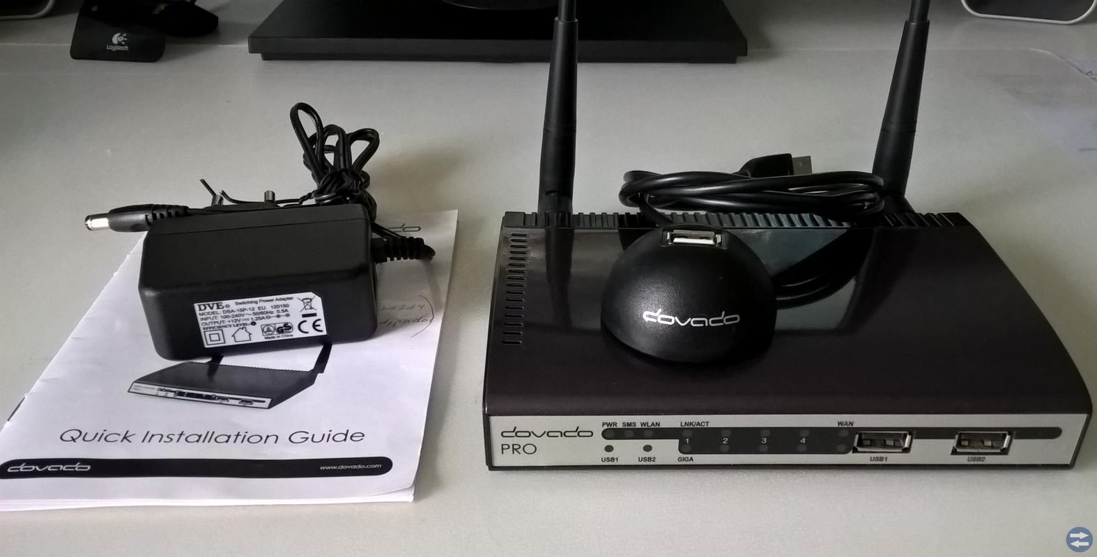 Dovado Pro router för hem eller fritidshus.