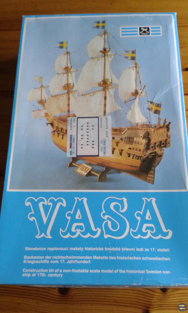 Modellbyggsats regalskeppet Vasa