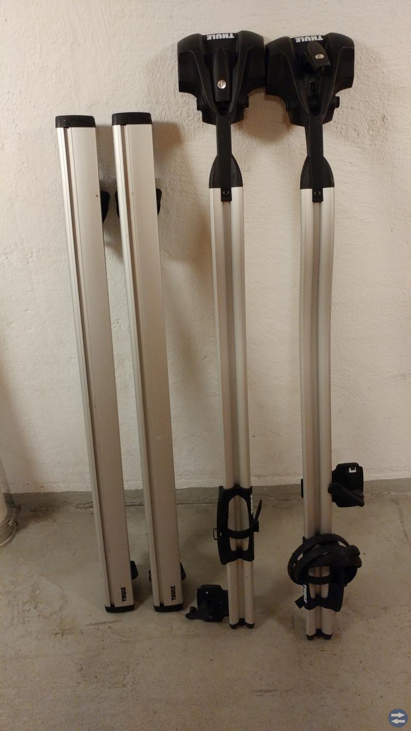 Takbågar med cykelhållare