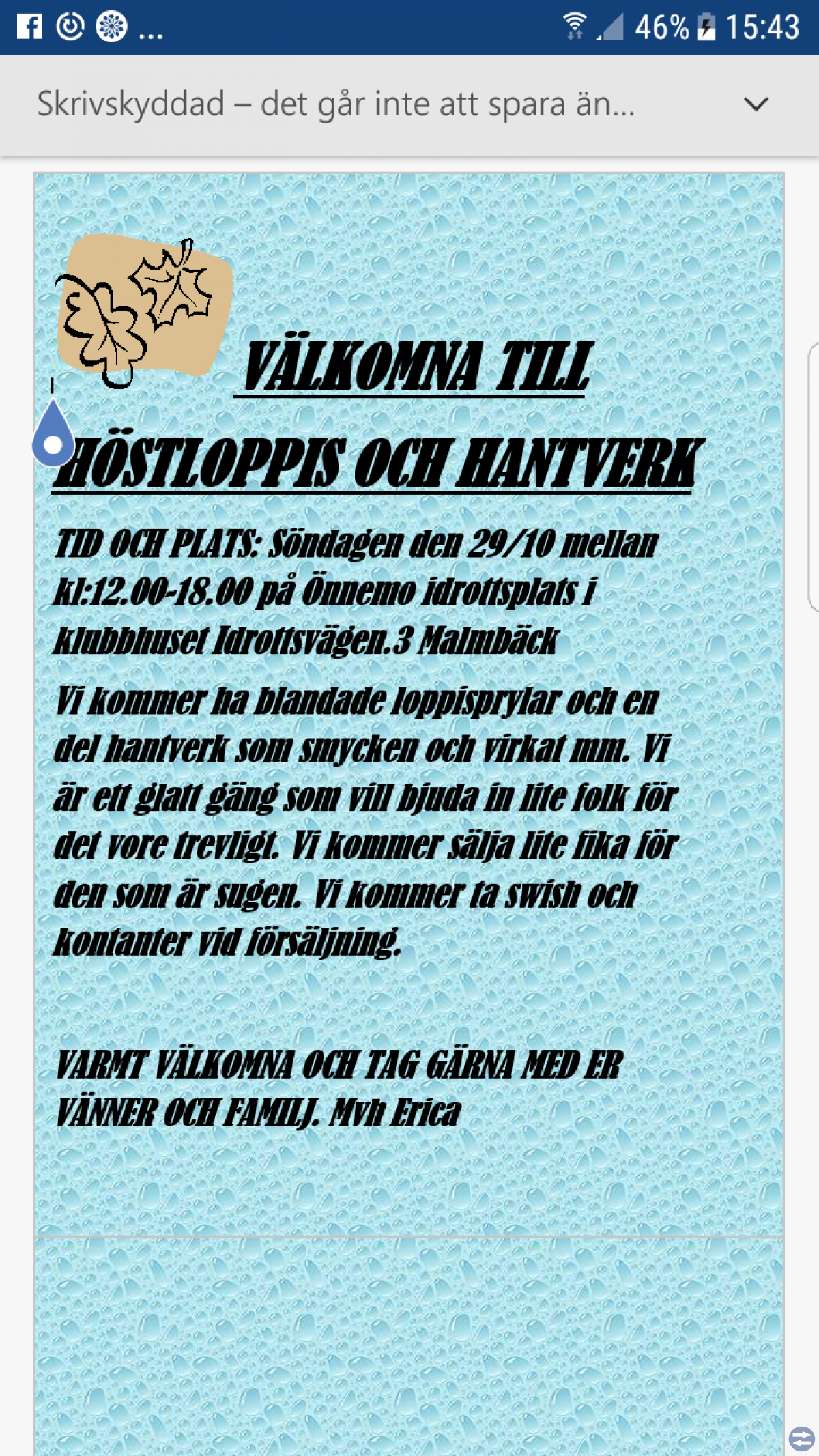 Loppis och hantverksdag