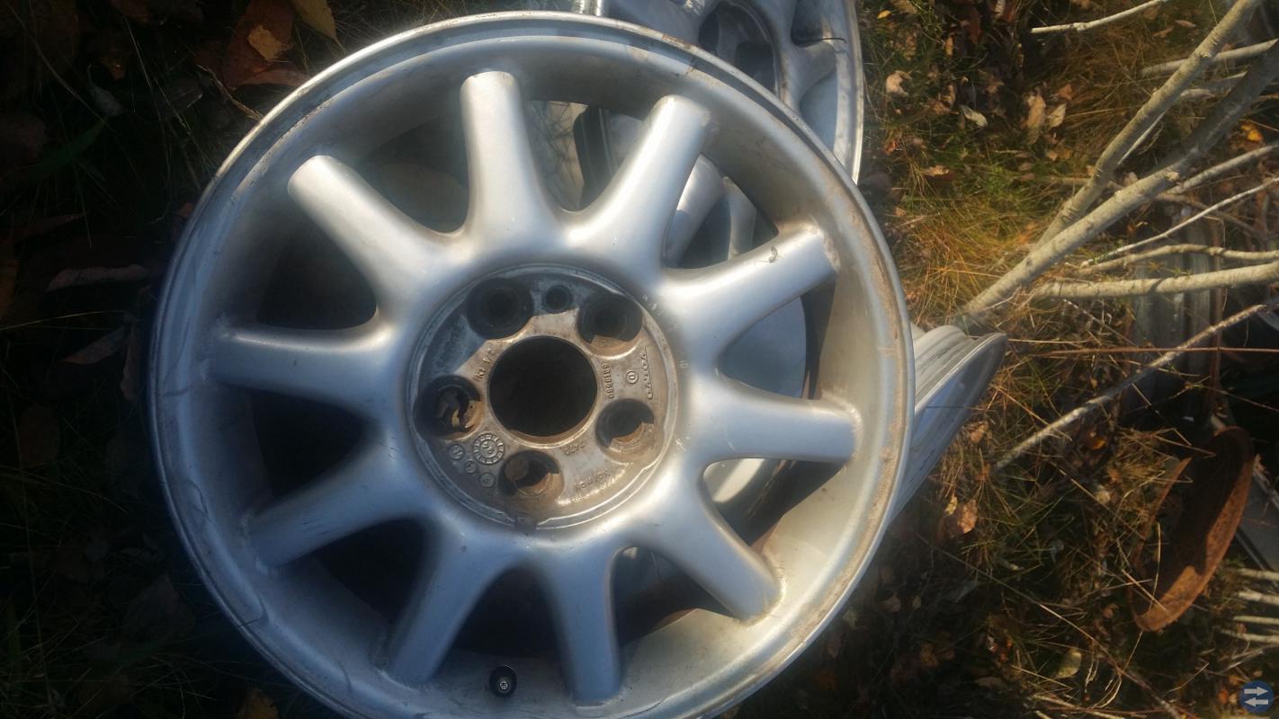 3 st,aluminium fälgar säljes