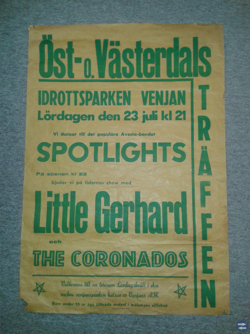 Affisch, Öst-o. Västerdals TRÄFFEN