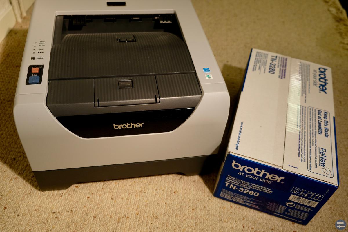 Skrivare Brother HL-5350 med extra original toner