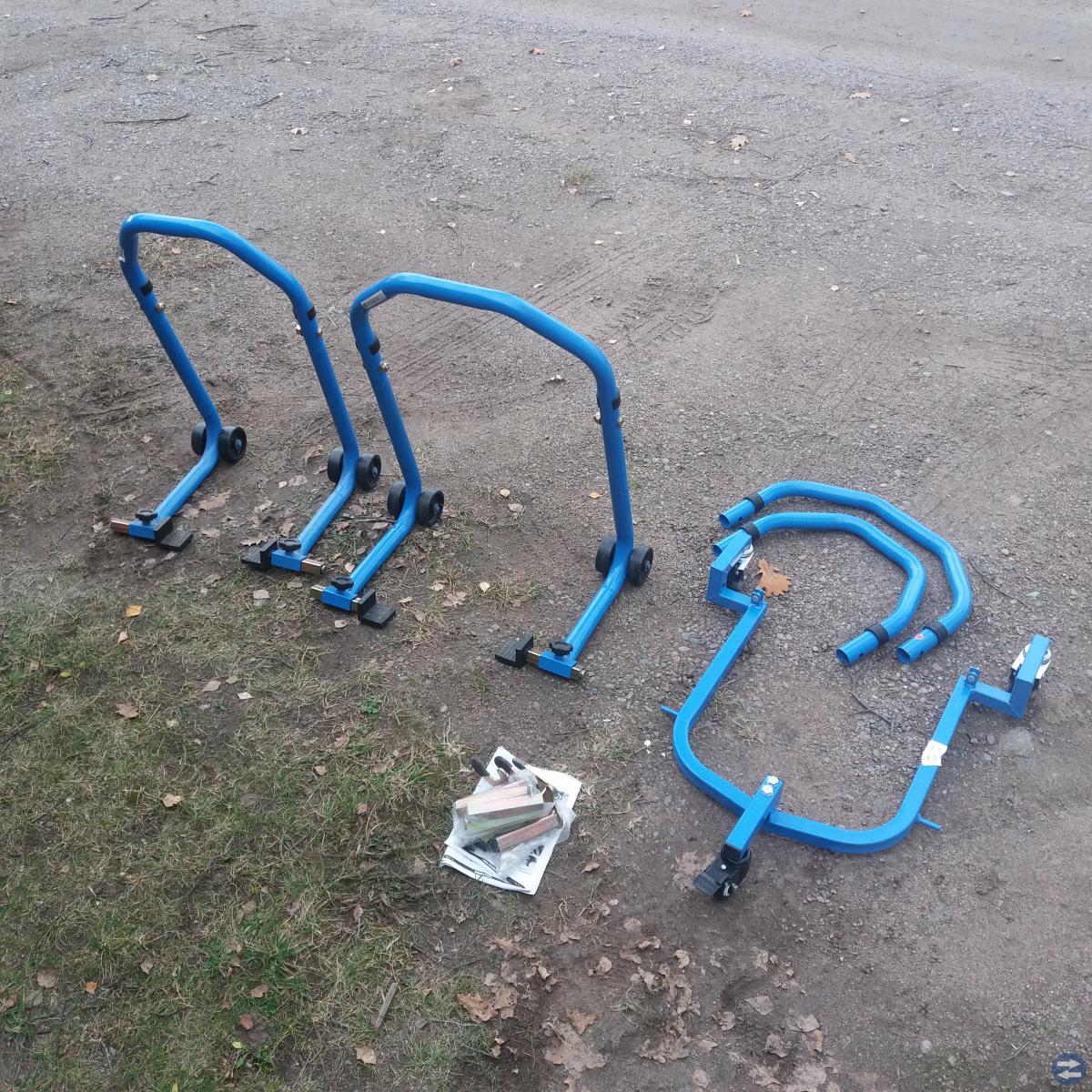 Depåstöd Mc fram+bak+dolly