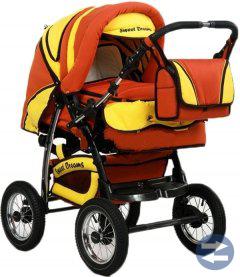 Barnvagn TAKO Julia Kiddy PCLR Gul Orange