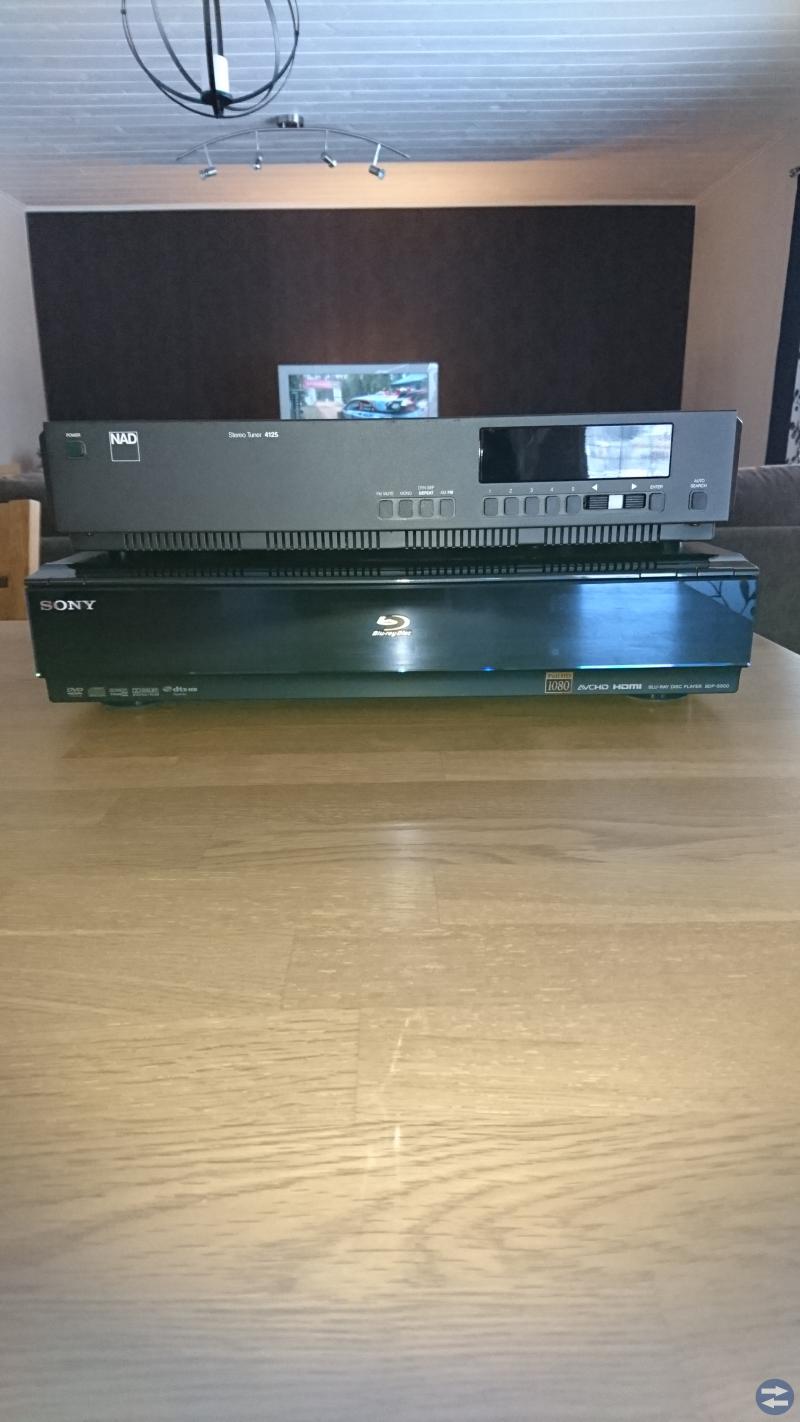 Sony Blue-Ray BDP -S500 och Nad stereo tuner 4125