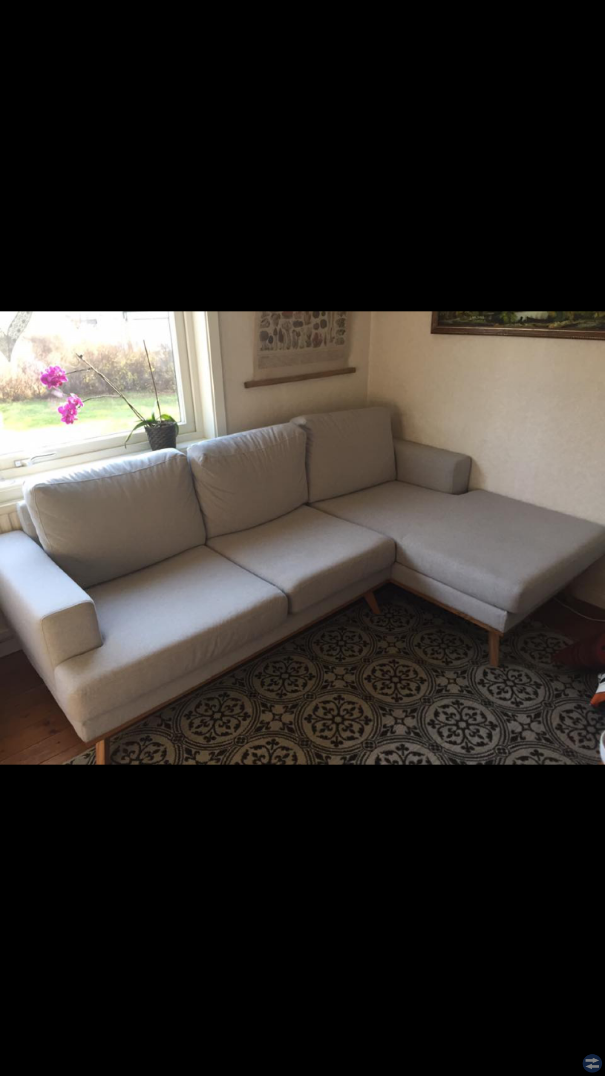 Soffa med en touch av retro