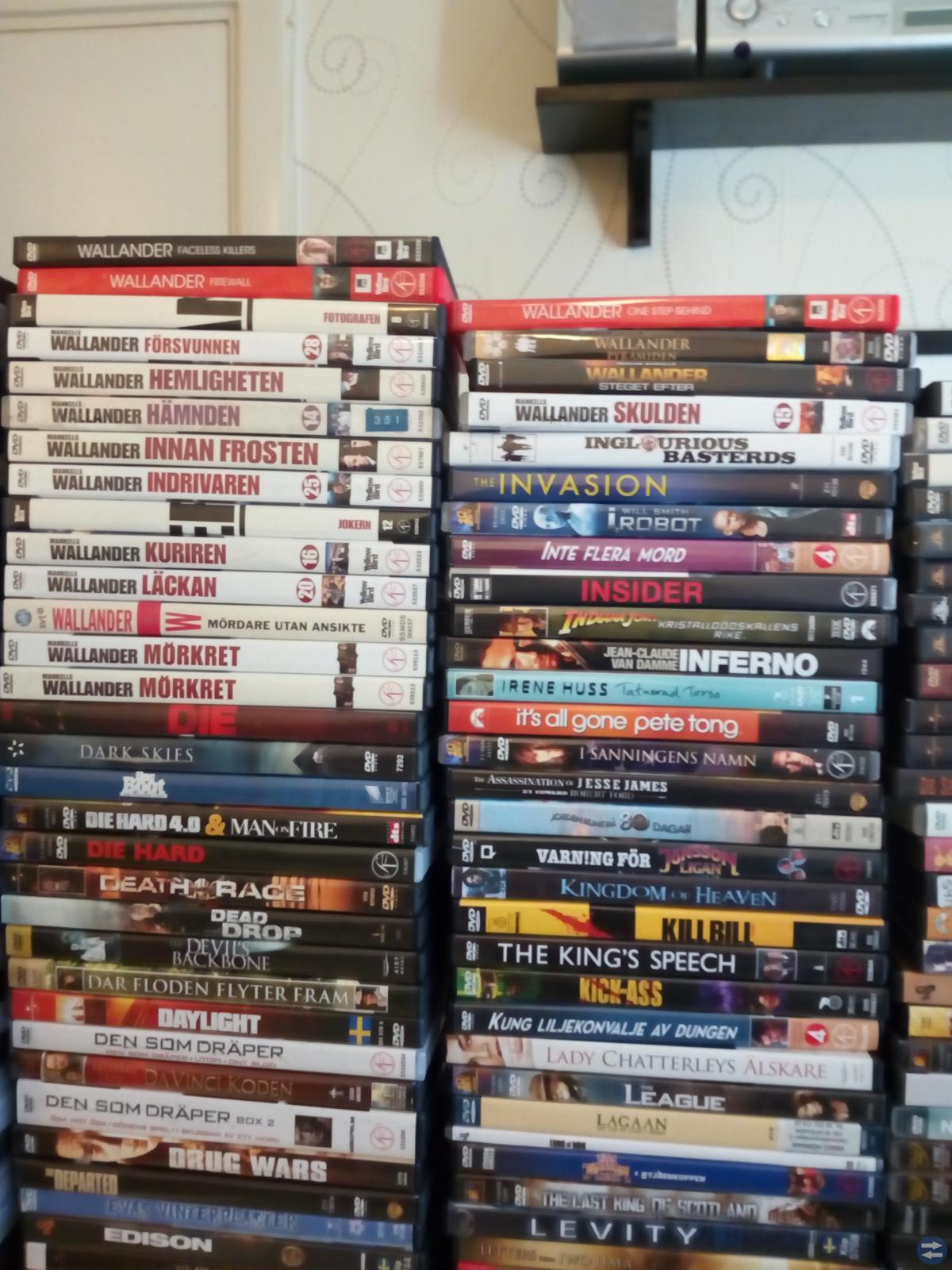 DvD/ Bluray filmer önskas köpa 10kr st. Jag väljer