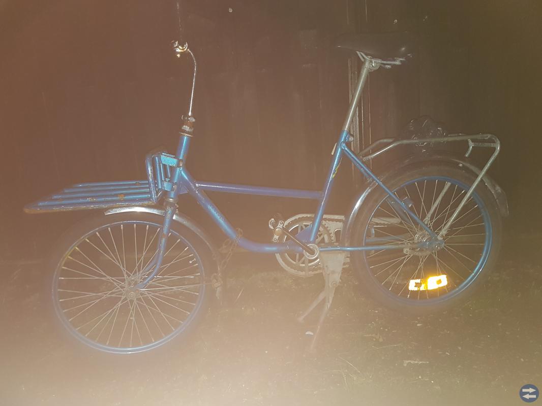 Gammaldags postcykel