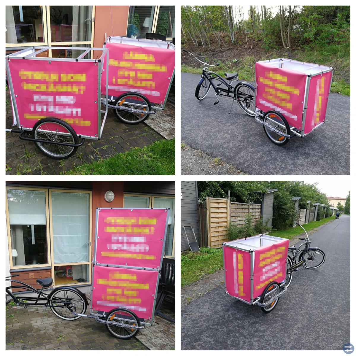 Reklamvagnar för cykel ev bytes!