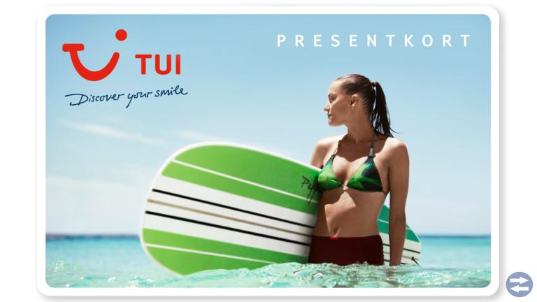 TUI/FRITIDSRESOR PRESENTKORT