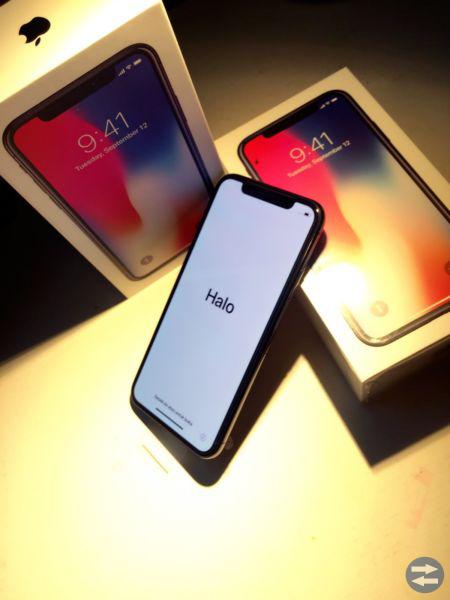 Apple iPhone X 64GB och 256GB 8000 Kr.