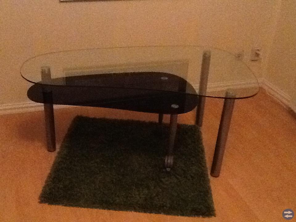 Soffbord i glas