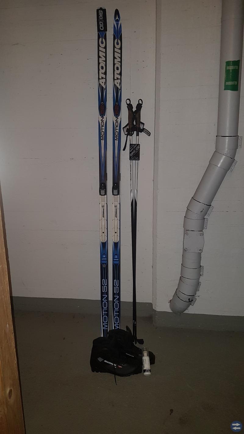 Skidpaket Längdskidor atomic mm.