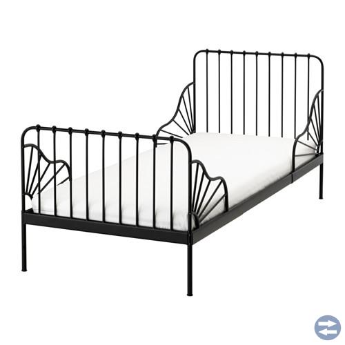 Minnen utdragbar säng + madrass från Ikea