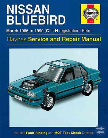 Nissan Bluebird reparations handbok