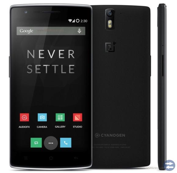Mobiltelefon Oneplus One (med flip-fodral)