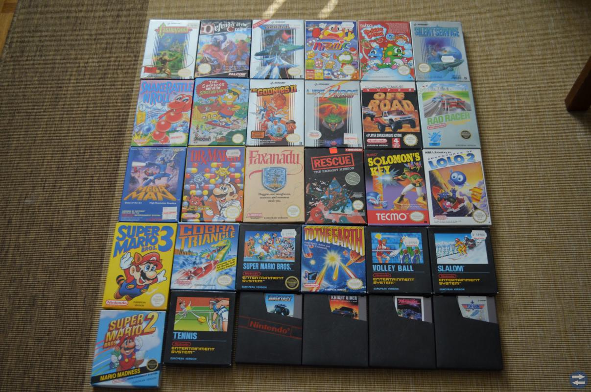 Söker Gamla Nintendo Tv-Spel
