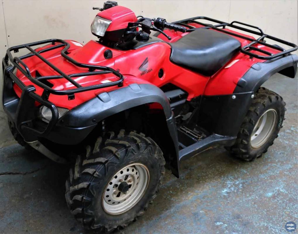 Quad Honda Foreman 500CC ATV 4x4 Röd Manuell Gård,