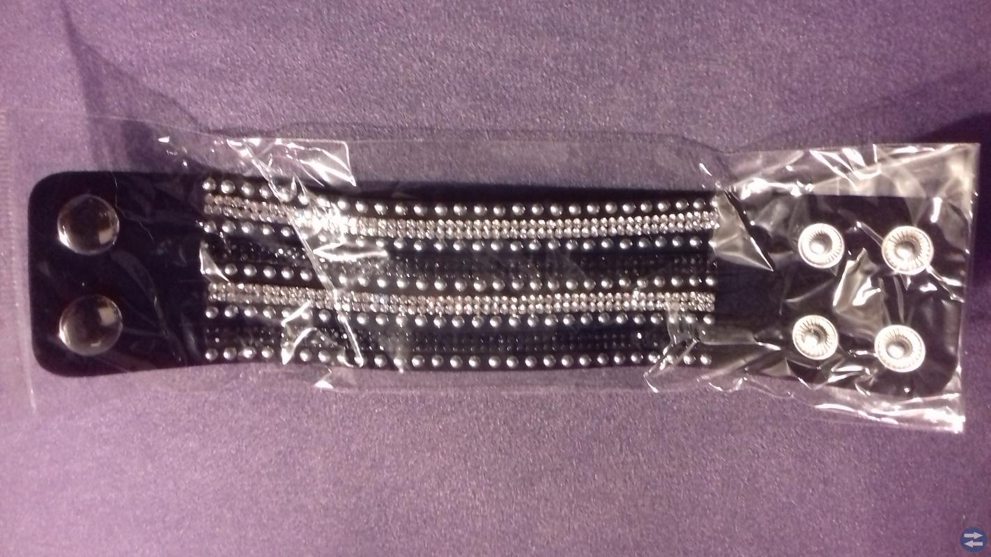 Nytt svart Armband