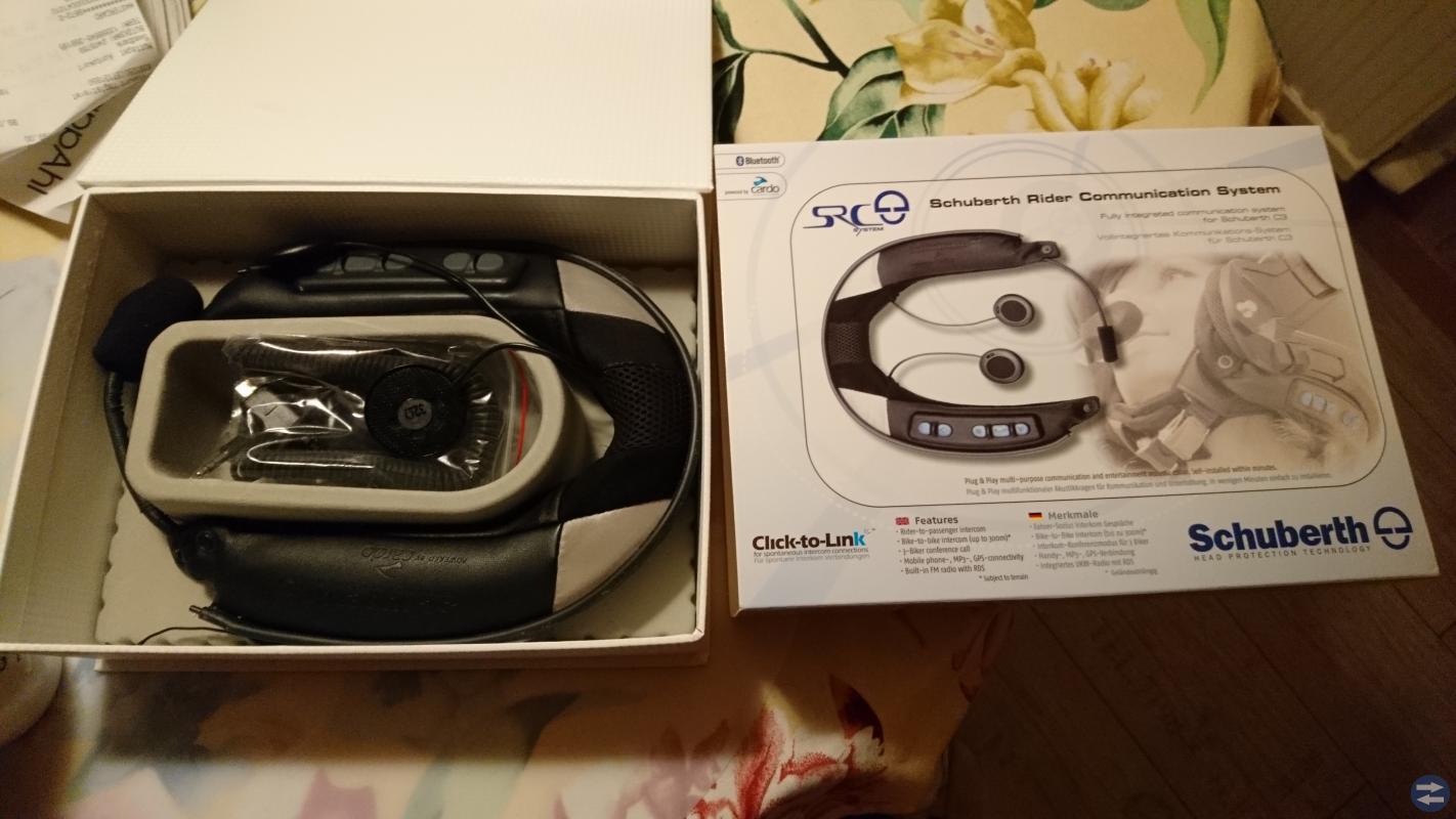 Intercom till Schuberth C3 hjälm