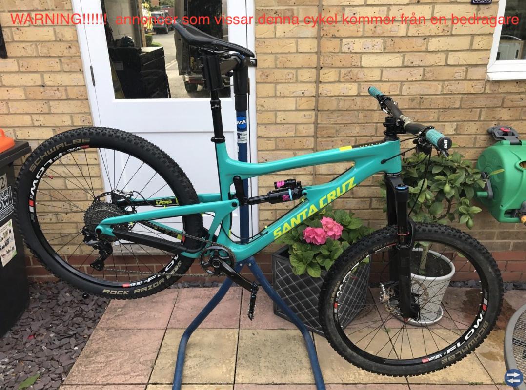 WARNING!!!!! Santa Cruz Nomad 3 CC 2016 Stor 27.5