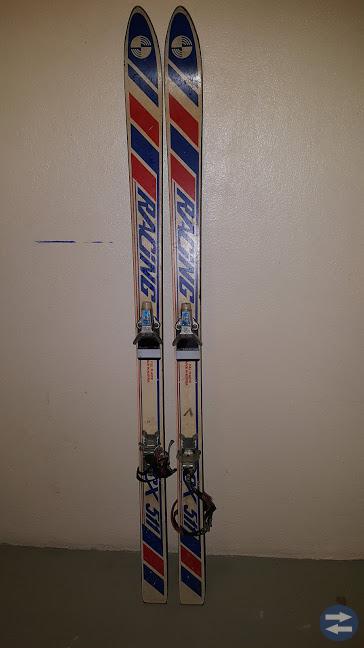 Slalomskidor.