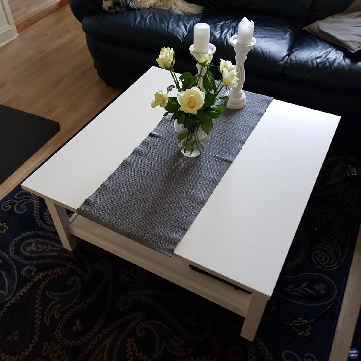 Ikeas Hemnes bord 90x90 cm