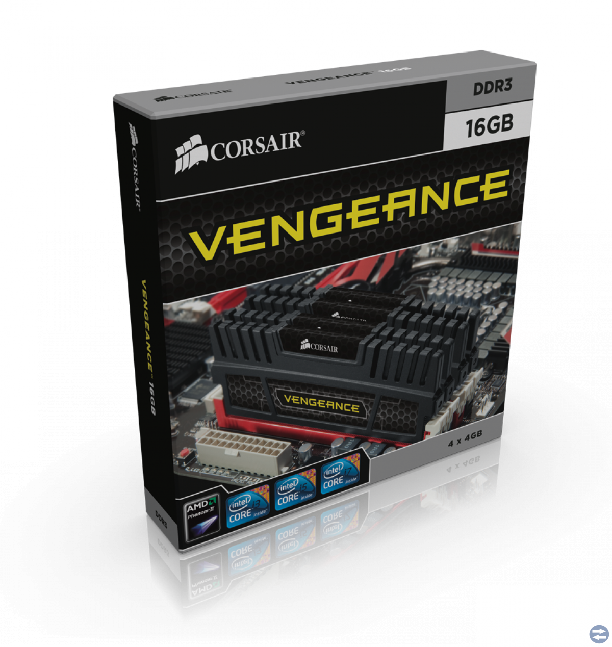 Vengeance®-16GB Dual/Quad Channel DDR3 Memory Kit