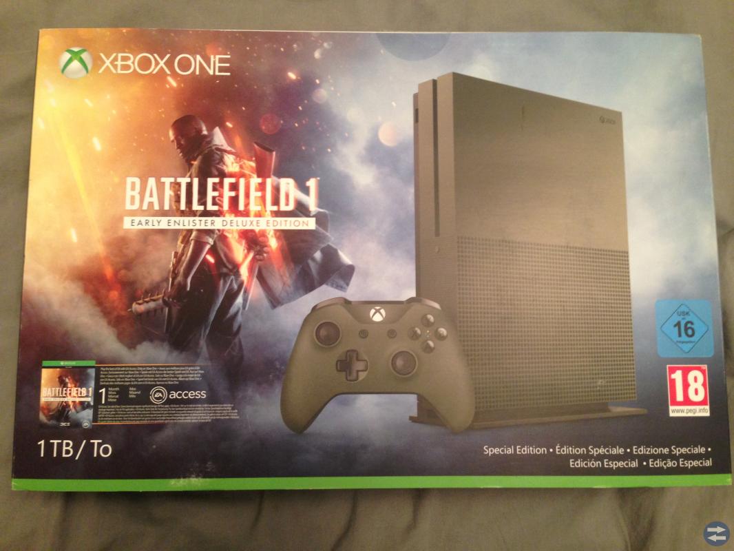Xbox One S Battlefield 1 Special Edition