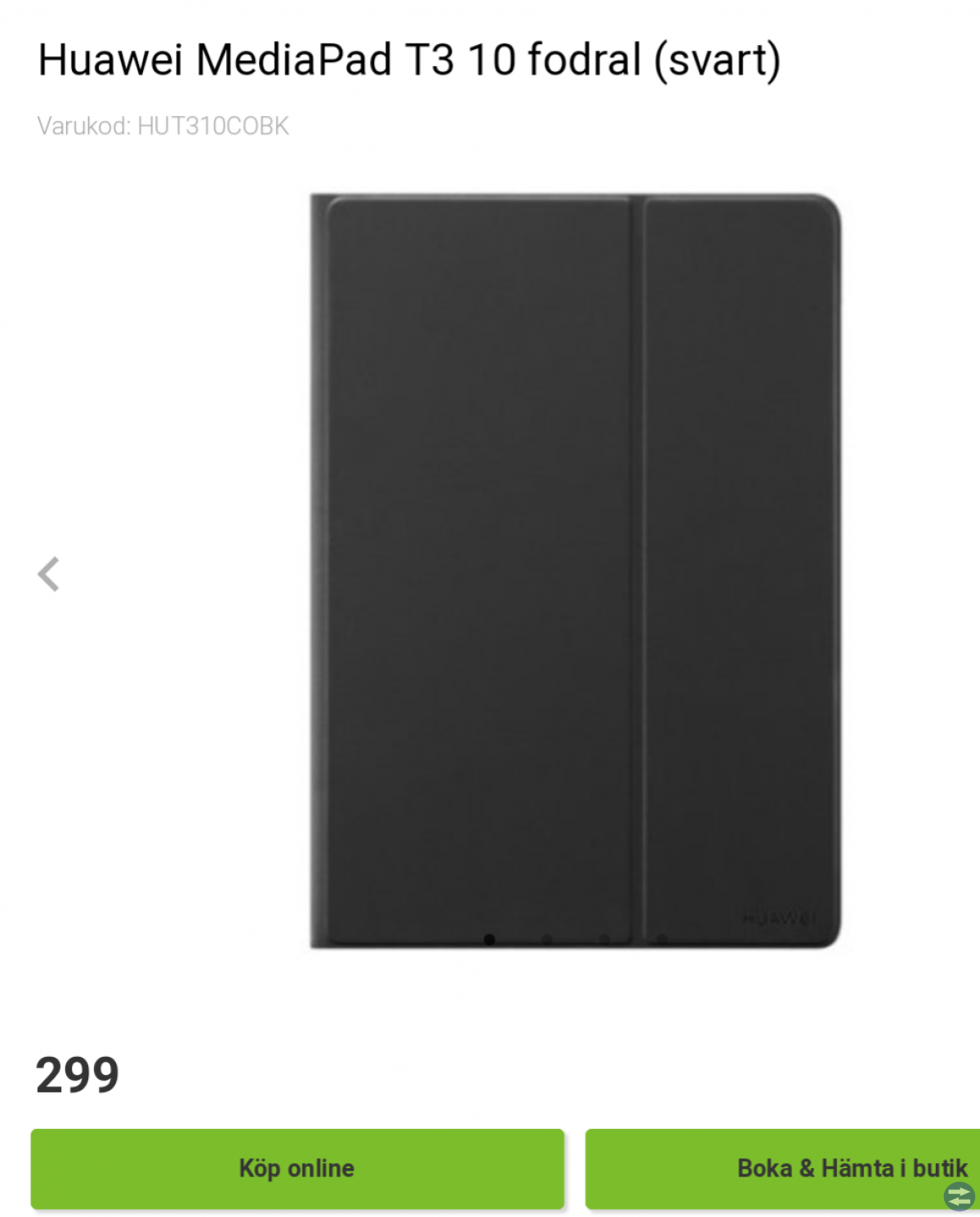 HUAWEI Mediapad T3 10 fodral till surfplatta
