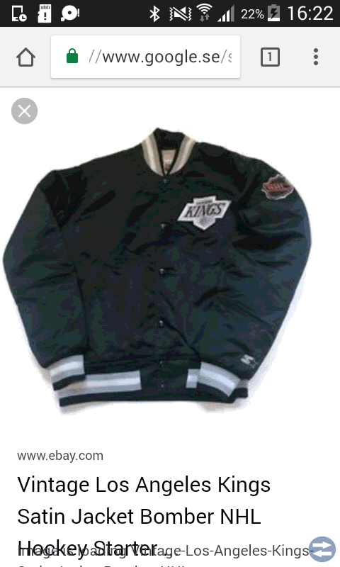 La Kings satin bomber NHL jacket