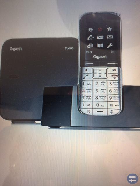 Bärbar telefon Gigaset SL 400