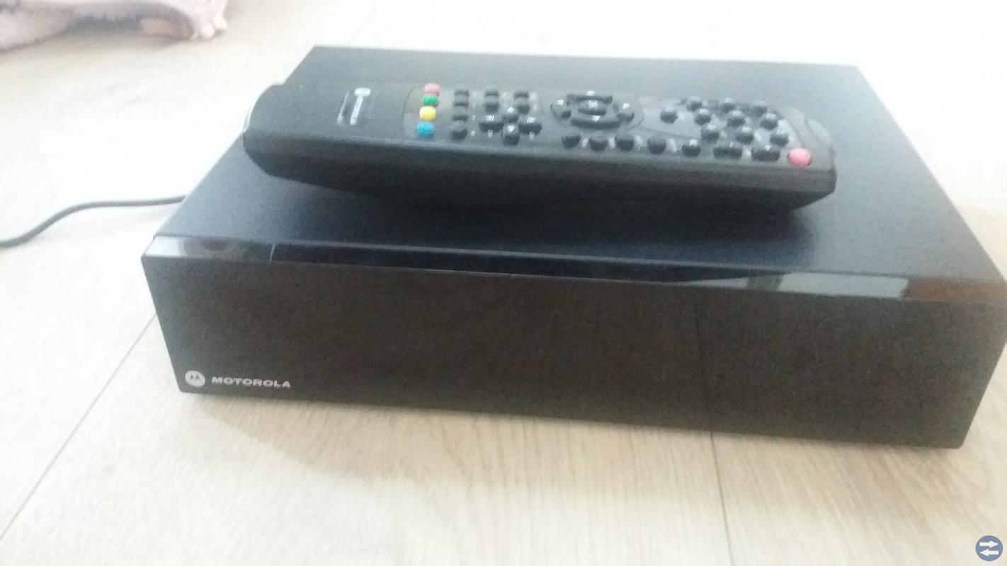 Digitalbox med inbyggd hårddisk kopplat till ComHem