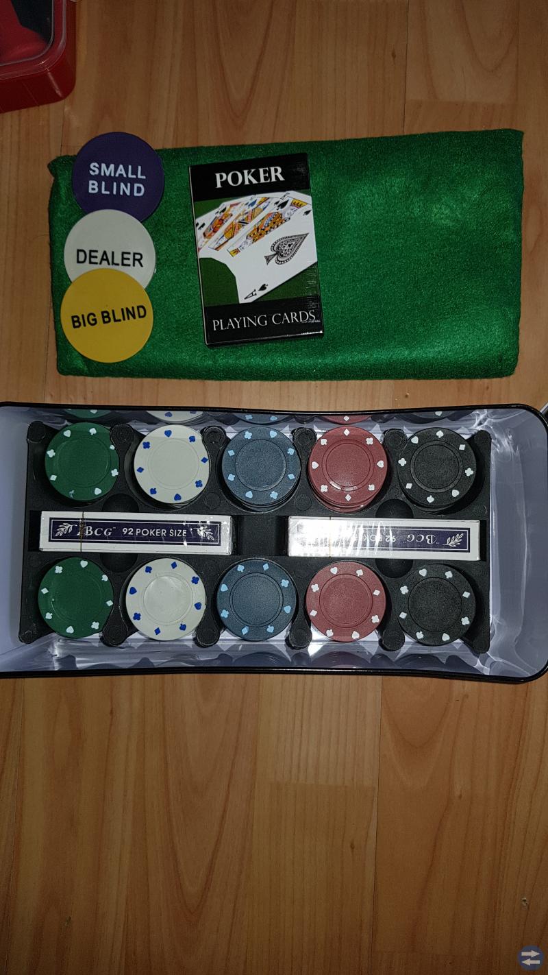 Texas hold'em poker set