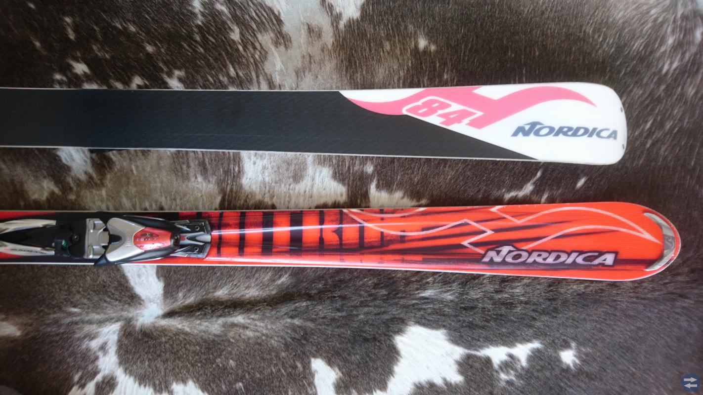 Nordica Hot Run All-mountain skida i fint skick