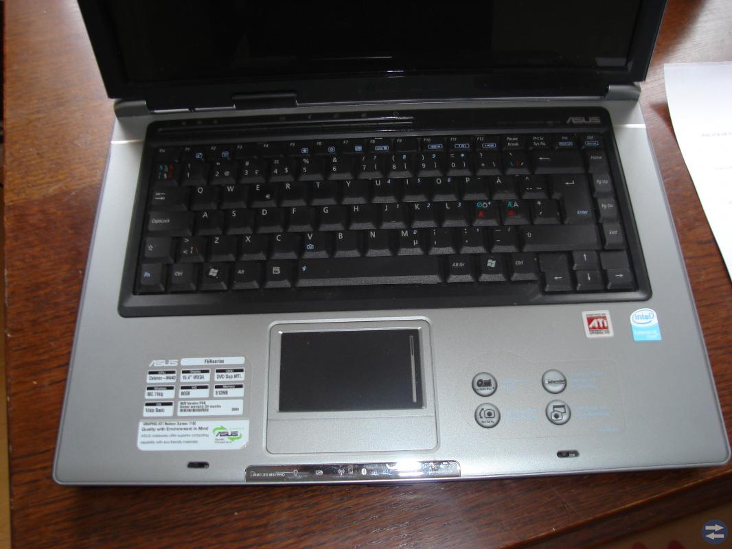 Dator fabr ASUS typ F5R