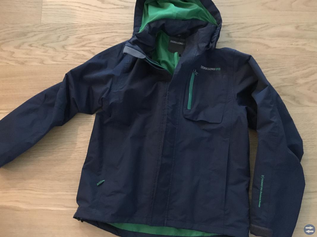 Didrikson regnjacka stl 160 säljes