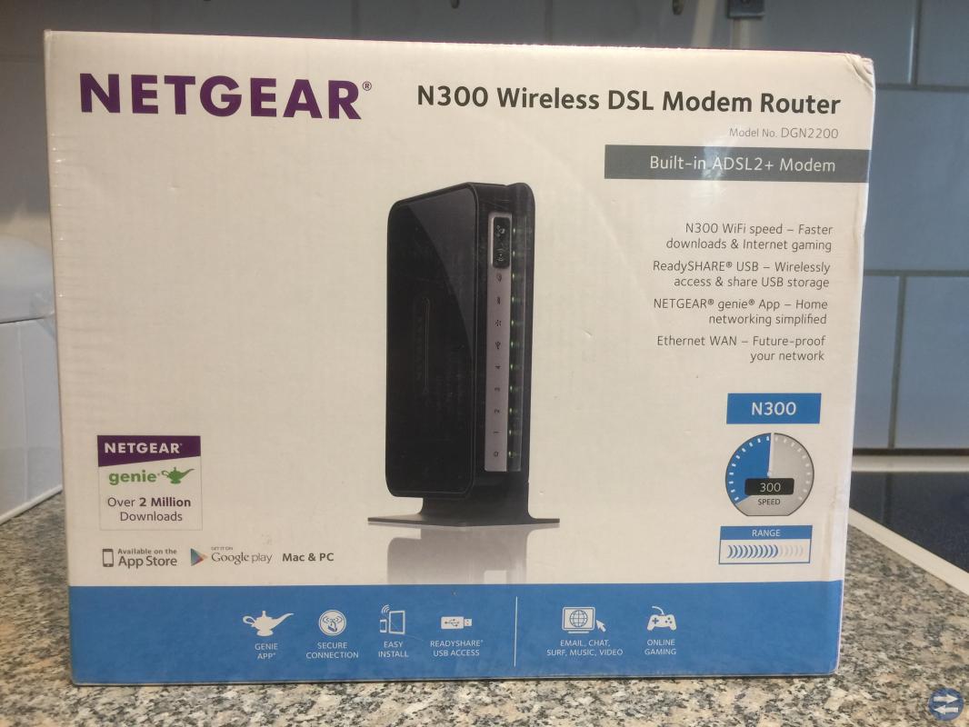 Netgear ADSL modem& router