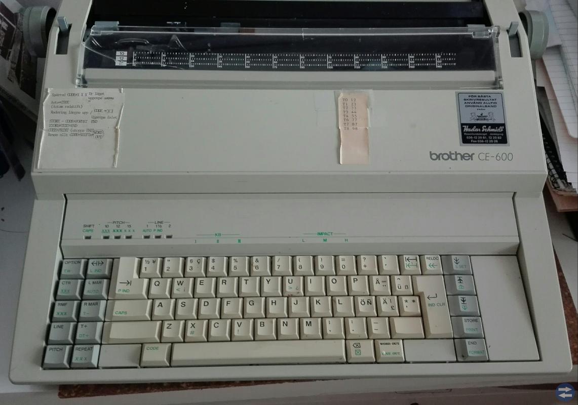 Elektrisk skrivmaskin